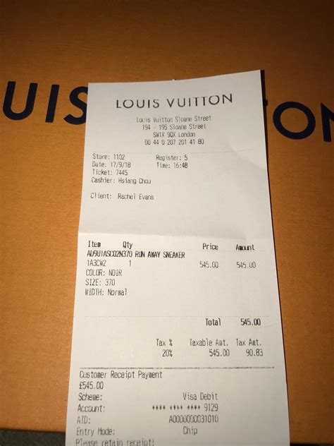 make a fake louis vuitton recipt|louis vuitton receipt identification.